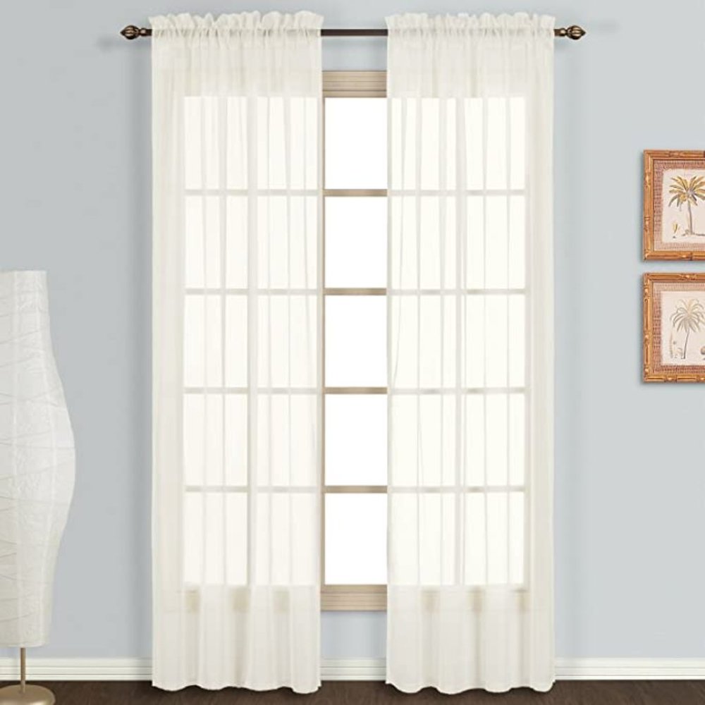 Monte Carlo 63" Sheer Curtains (2)
